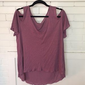 Free People Cold Shoulder shirt